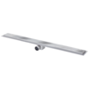 HorecaTraders Drainage gutter | Stainless steel 30l / min | 1300 x 100 mm