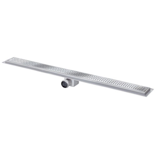  HorecaTraders Drainage gutter | Stainless steel 30l / min | 1300 x 100 mm 