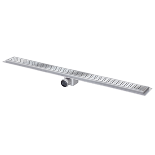  HorecaTraders Drainage gutter | Stainless steel 30l / min | 1400 x 100 mm 