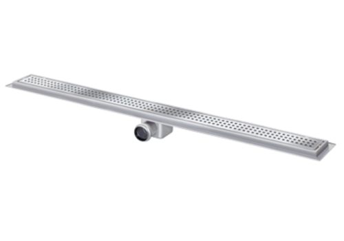  HorecaTraders Drainage gutter | Stainless steel 30l / min | 1900 x 100 mm 
