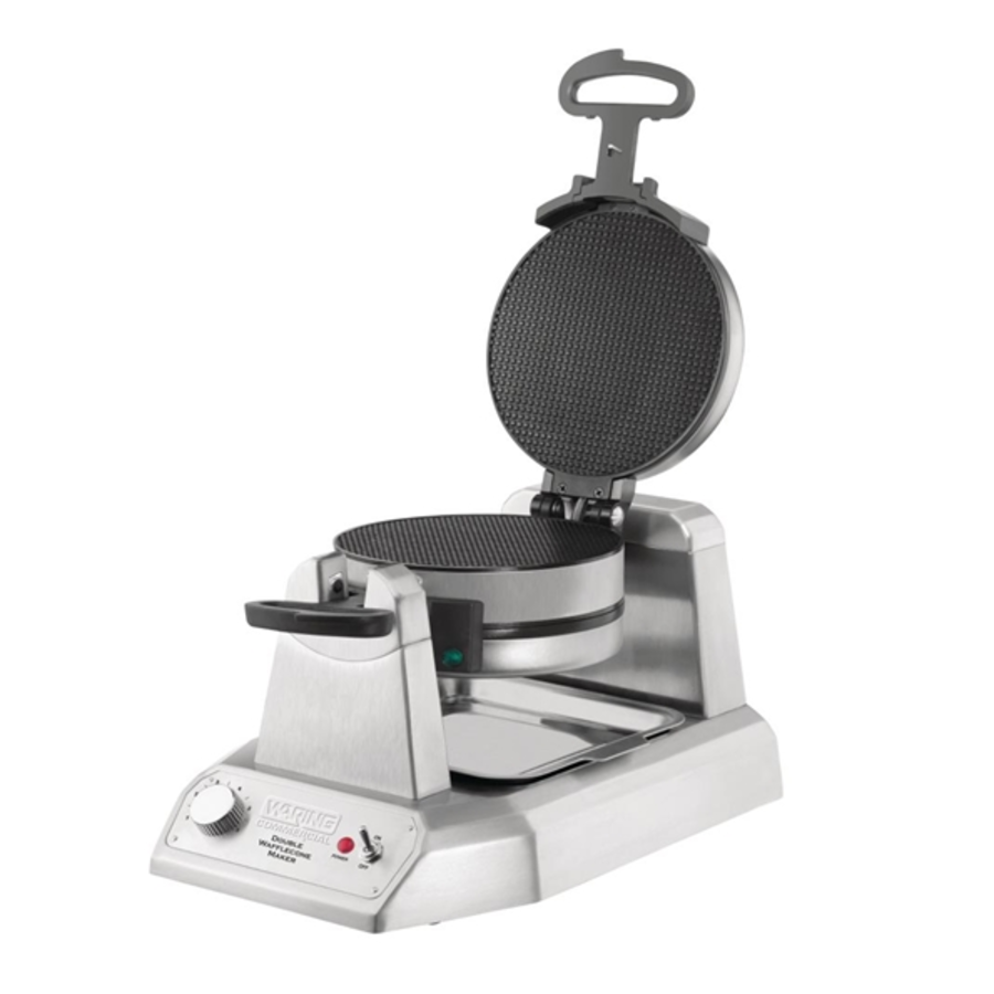 Machine à cornets de glace en acier inoxydable | rond | Double | 120 cônes/heure