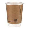 HorecaTraders Sustainable Double-walled coffee cups 34 CL | 25 pieces