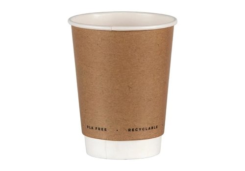  HorecaTraders Tasses à café à double paroi respectueuses de l'environnement | 34cl | 500 pièces 
