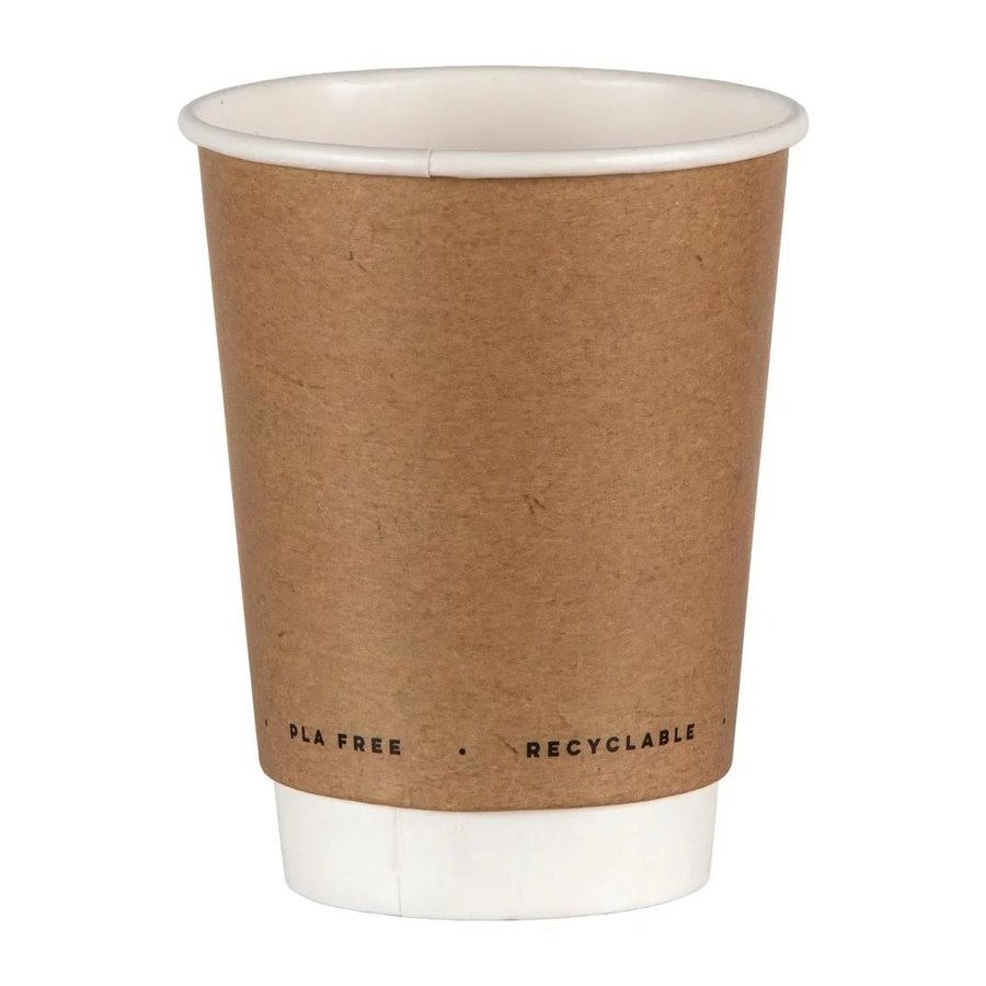 Tasses à café à double paroi respectueuses de l'environnement | 34cl | 500 pièces