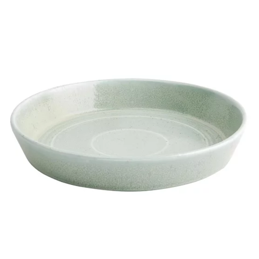 flat round dish green | 22 cm | Cavalo | 4 pieces