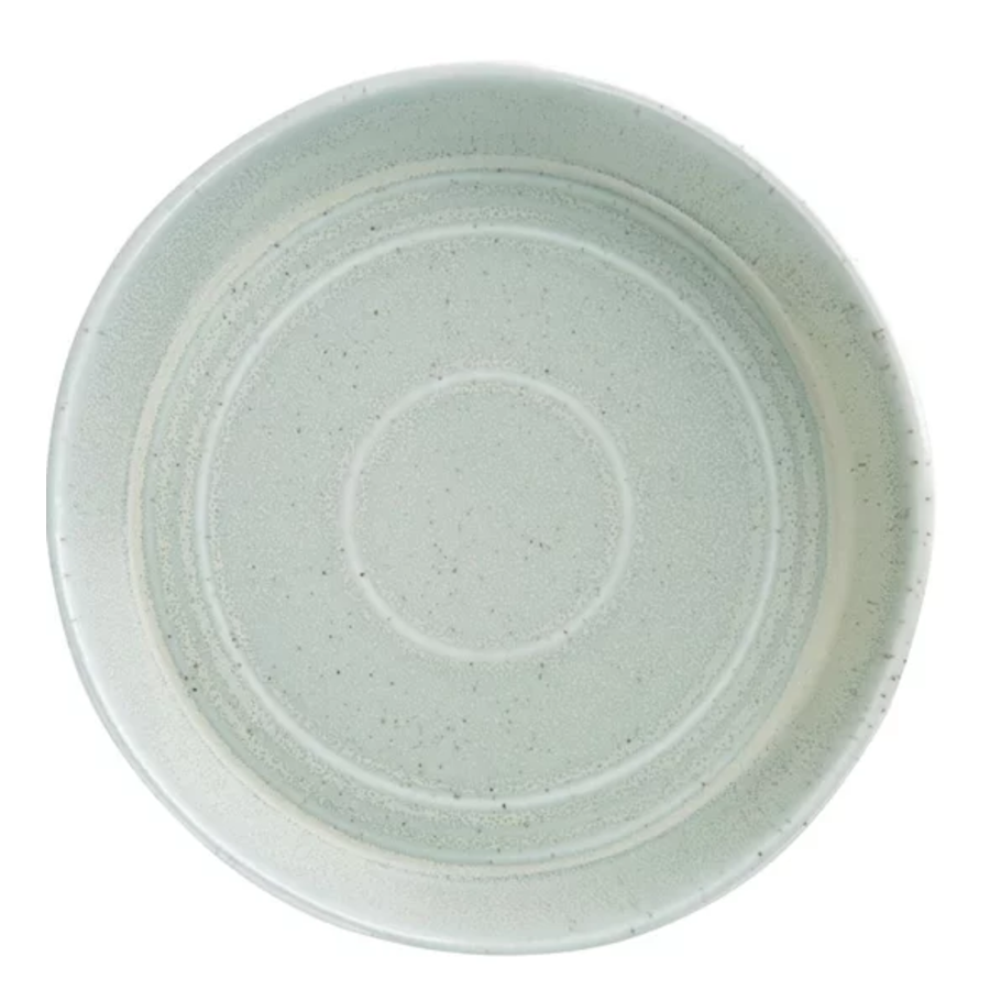 flat round dish green | 22 cm | Cavalo | 4 pieces