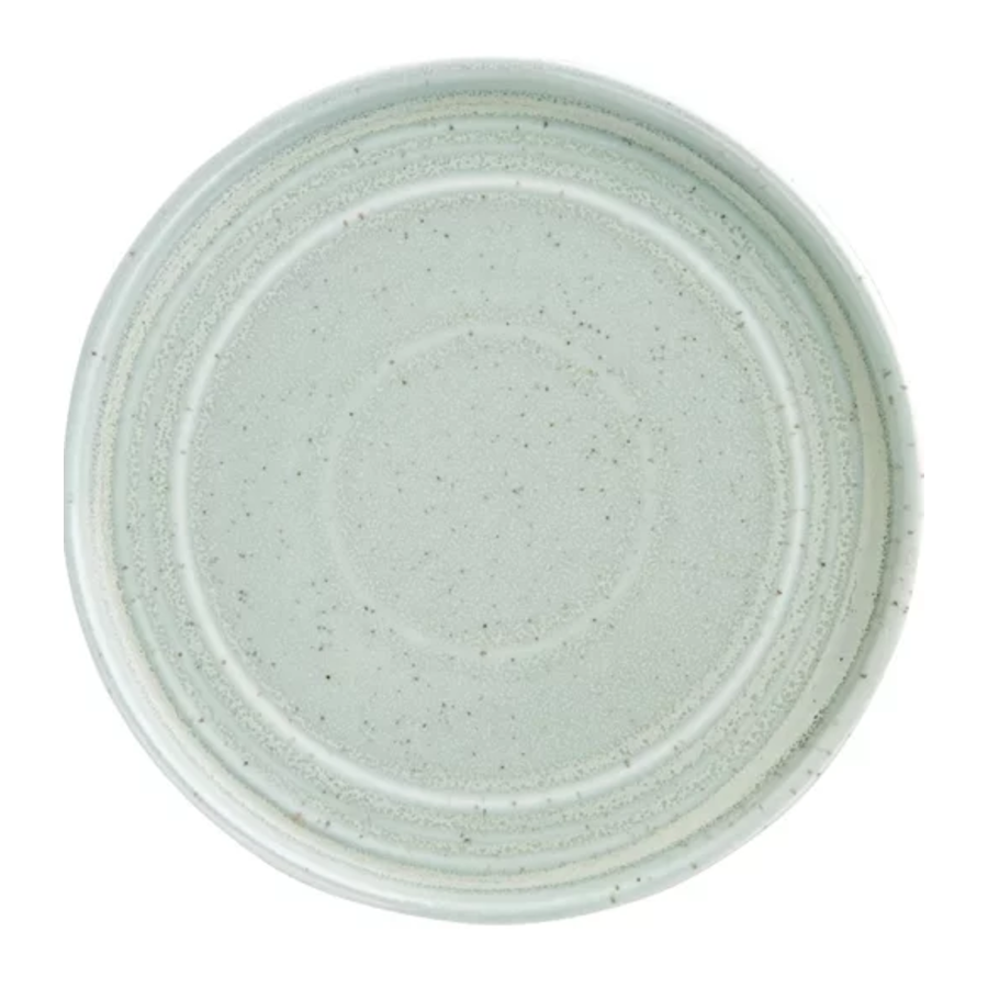 Assiette plate ronde | vert | 22 cm | Cheval | 6 pièces