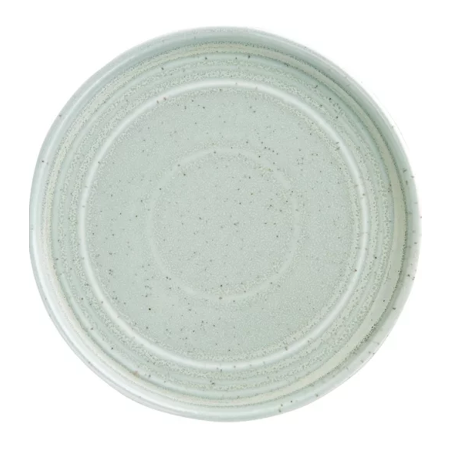 Flat round plate | green | 22 cm | Cavalo | 6 pieces
