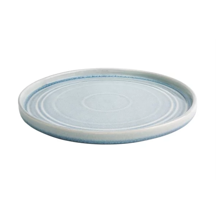 Assiette plate ronde | bleu | 22 cm | Cheval | 6 pièces