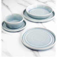 Flat round plate | blue | 18cm | Cavalo | 6 pieces