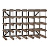 HorecaTraders Houten/Metalen wijnrek  | 30 flessen | 61,2 x 22,8 x (h) 32,4cm