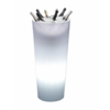 HorecaTraders Wine Cooler With Lighting | Round | Ø38x(H)85cm