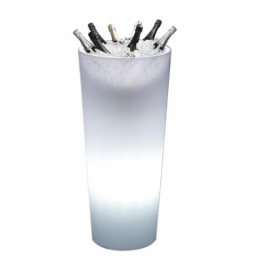 Wine Cooler With Lighting Round | Ø38x (H) 85cm