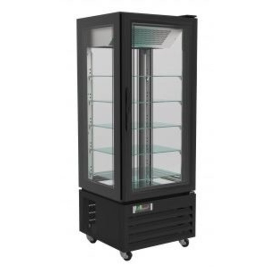 Vitrine à pâtisserie | 195 cm | Noir | +2°C/+8°C