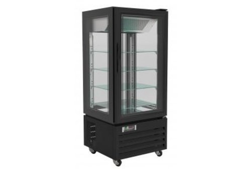  Combisteel Gefriervitrine | 150 cm | Schwarz | -18°C/-22°C 