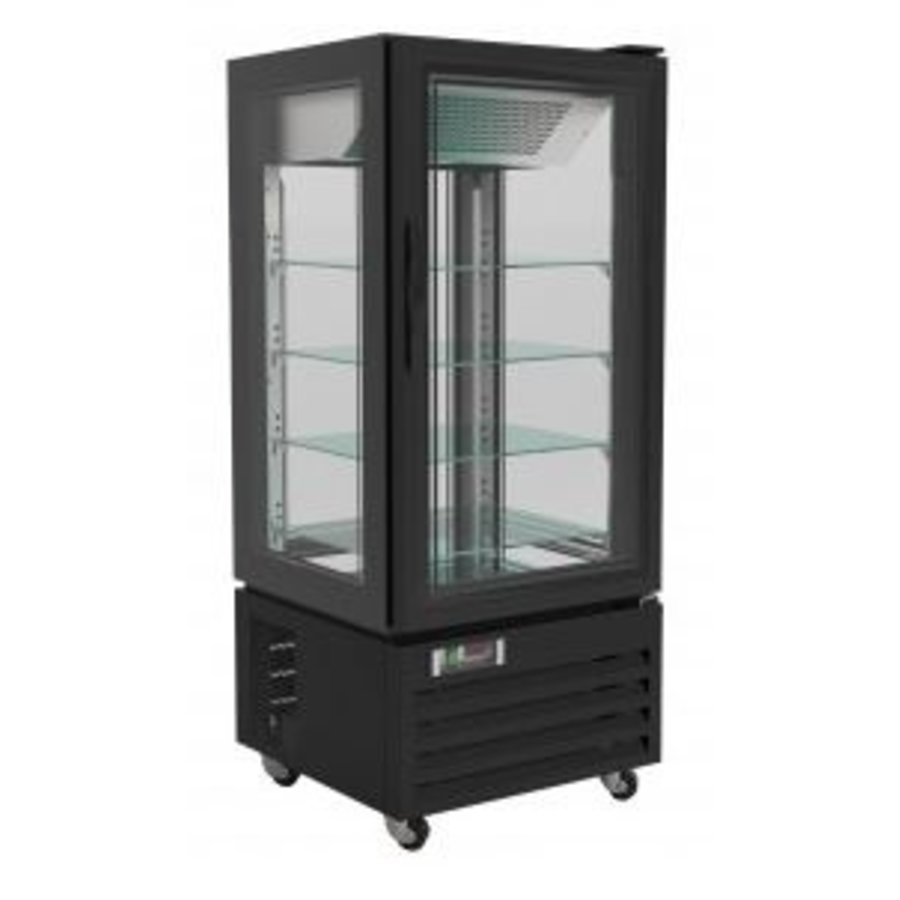Vitrine de congélation | 150 cm | Noir | -18°C/-22°C