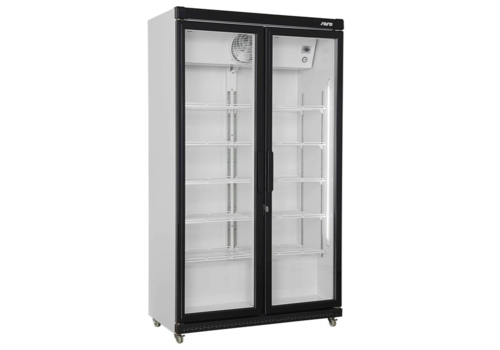  Saro Réfrigérateur double avec porte vitrée | 10 grilles | 1120x595x(H)1973mm 
