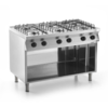 Saro Cuisinière à gaz avec socle | 6 Fosse | 1200x700x(H)850mm