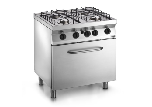  Saro Gas Stove With Gas Oven | 4 Pits | 800x700x (H) 850mm 