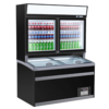 Combisteel Wandgefrierschrank | 230 V | 269 kg | Schwarz | 2 Glastüren