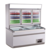 Combisteel Wall Freezer | 230 V | 269 Kg | Black | 3 glass doors