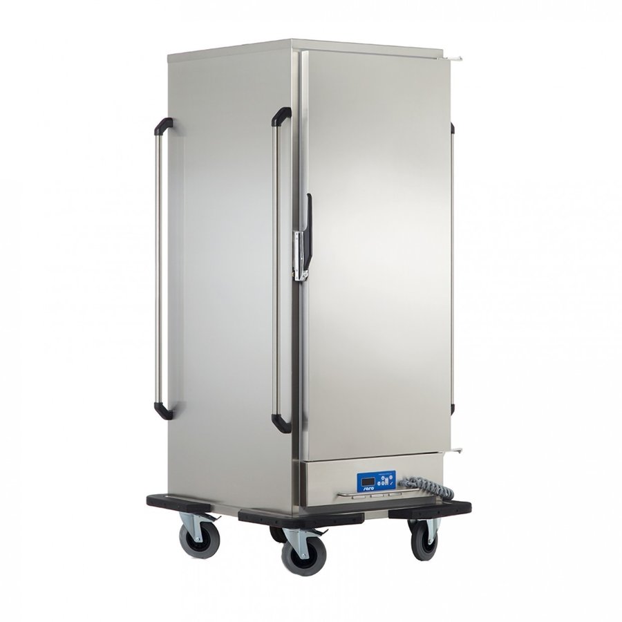 Heated banquet trolley stainless steel