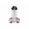 HorecaTraders Rinsing brush with suction cups | 18cm