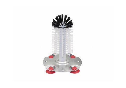  HorecaTraders Rinsing brush with suction cups | 18cm 