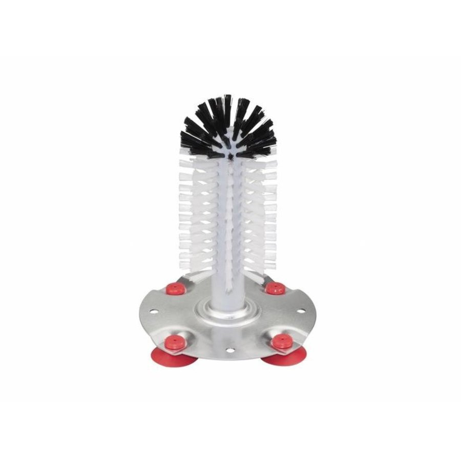 Rinsing brush with suction cups | 18cm