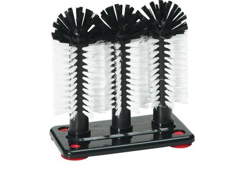  Hendi Glass cleaning brush 3 brushes | 19x10x18cm 