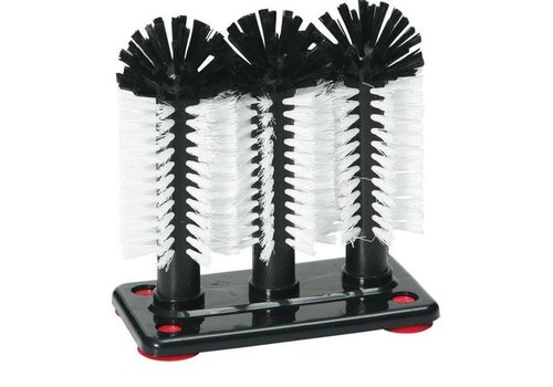  Hendi Glass wash brush 3 brushes | 19x10x18cm 