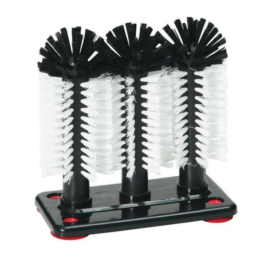 Glass cleaning brush 3 brushes | 19x10x18cm