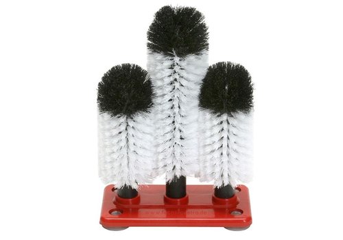  HorecaTraders Rinsing brush plastic base 3-piece | 3x25cm 