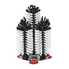 HorecaTraders Brosse de rinçage base aluminium 5 pièces - 4x18+1x25