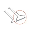HorecaTraders Glass rack | 410x110mm | per 2 pieces