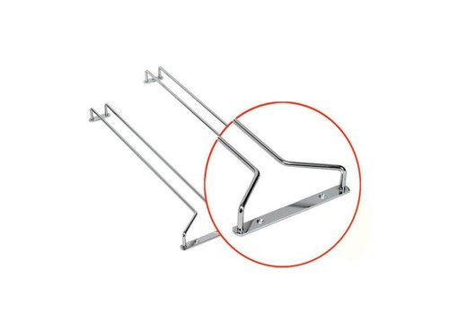  HorecaTraders Gläserregal | 410 x 110 mm | pro 2 Stück 