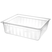 Gastronorm container 2/1 | Stackable Clear transparency