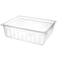Gastronormbehälter 2/1 | Stapelbar | Klare Transparenz