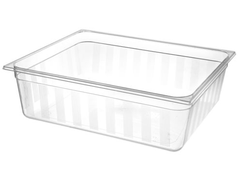 Hendi Gastronormbehälter 2/1 | Stapelbar | Klare Transparenz 
