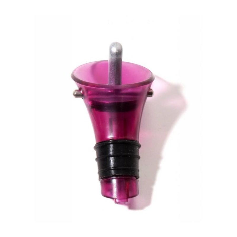 Pink Wine Pourer with Lid | Set of Two