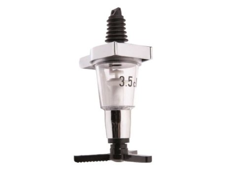  HorecaTraders Verseur d'alcool | Désignation de la taille | Couleur chrome | 3 tailles disponibles 