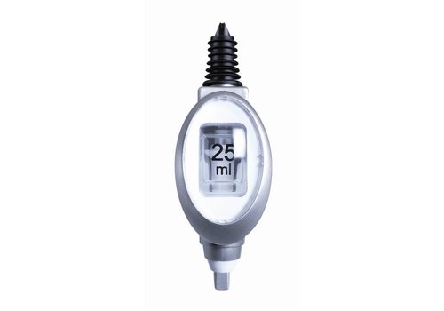  HorecaTraders Spirit Schenker Vogue avec indication de taille | Couleur chrome | Disponible en 3 tailles 