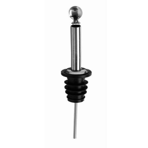  HorecaTraders Stainless Steel Pouring Spout | With Flip-Top | Pack of 6 