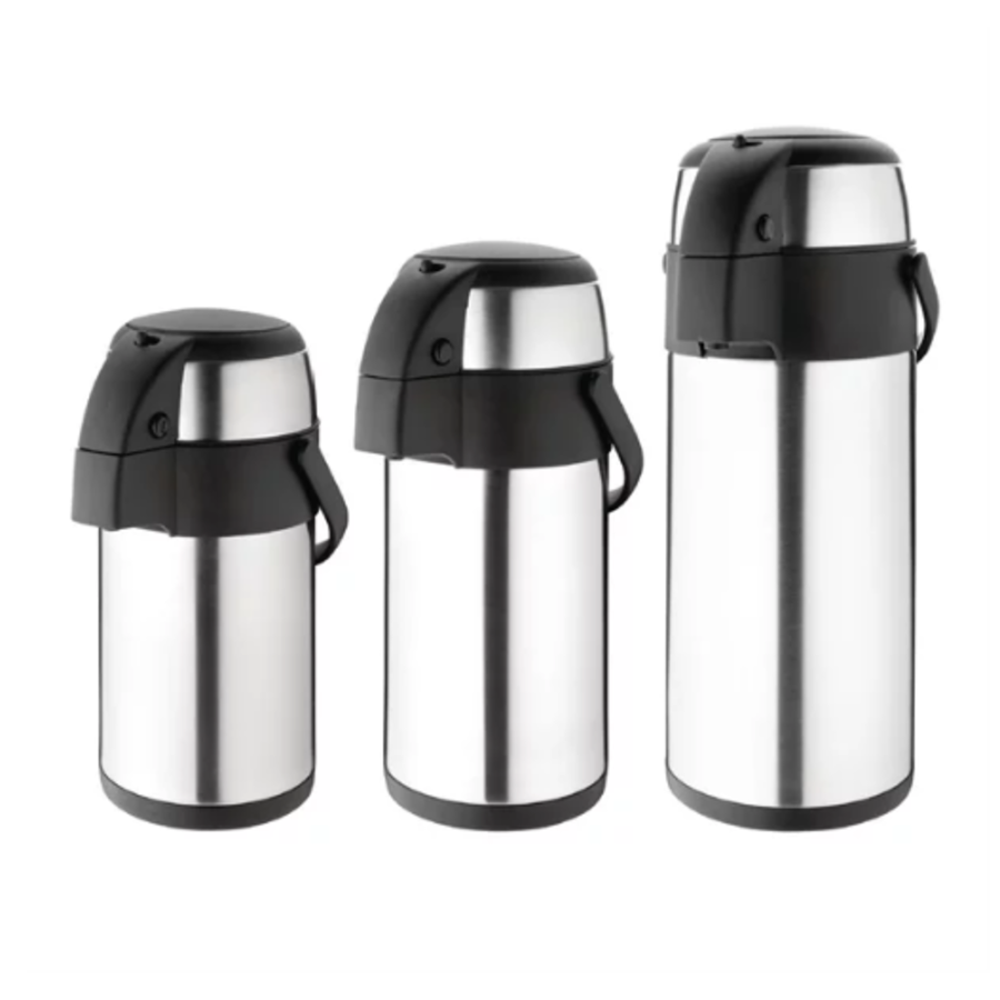 Olympia | Acier inoxydable | Carafe à pompe | 5 litres