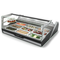 Buffet Refrigerated Display Case | 1/1GN 65mm Containers | LED Lighting | Available in 2 sizes