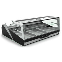 Buffet Refrigerated Display Case | 1/1GN 65mm Containers | LED Lighting | Available in 2 sizes