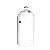 Glass bell jar with valve | 2 formats