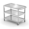 Hendi Stainless Steel Serving trolley | Heavy duty