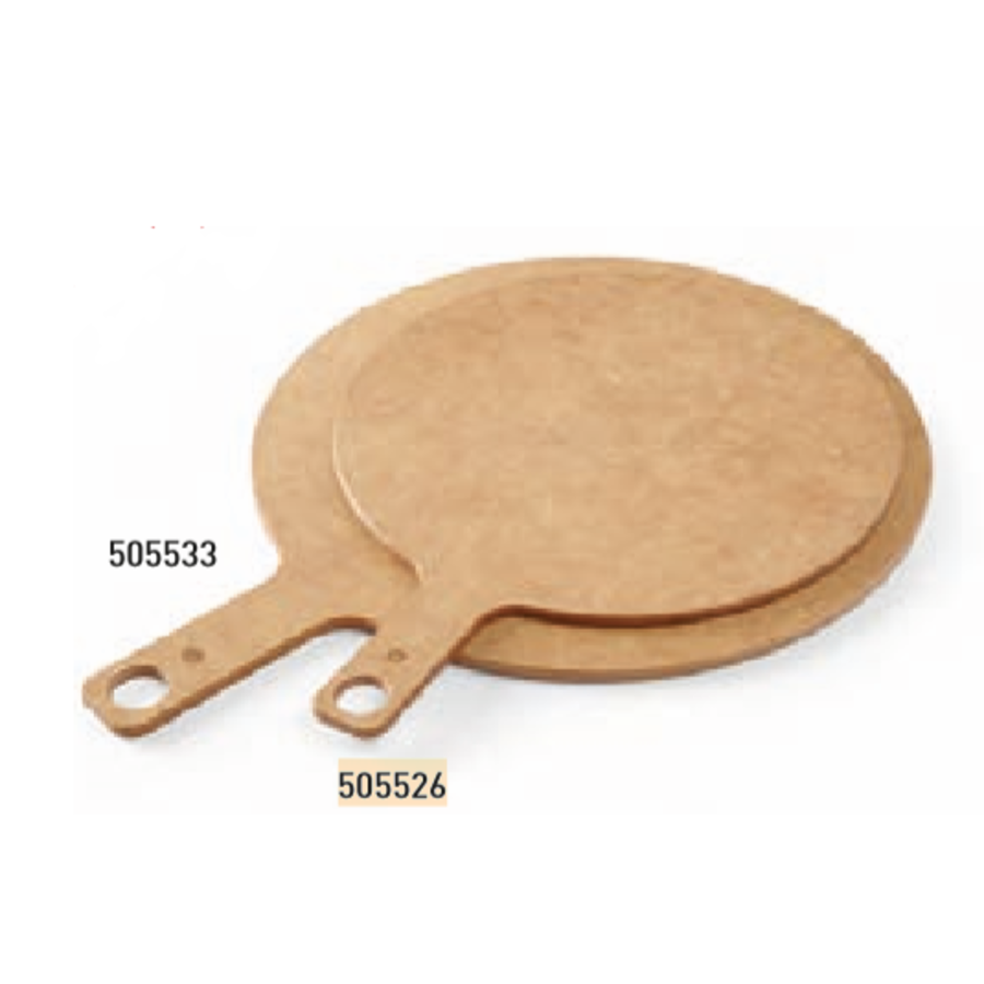 PIZZA BOARD WITH HANDLE | ø254x (H) 6 mm