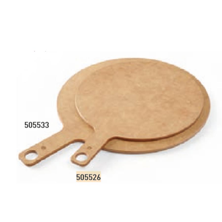 PIZZA BOARD WITH HANDLE | ø254x(H)6 mm